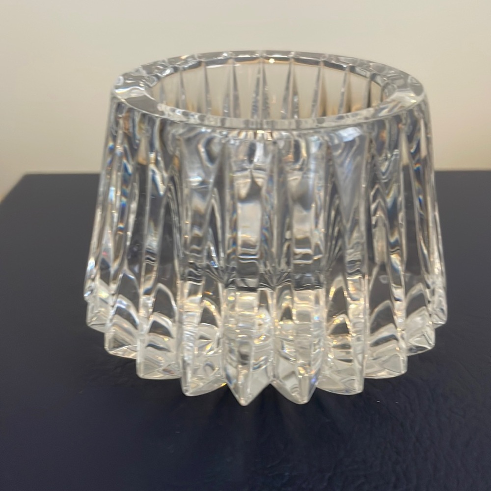 Crystal candle holder